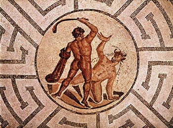 Graphic7.Roman mosaic